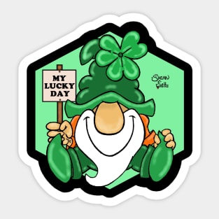 Fritts Cartoons "My Lucky Day" Sticker